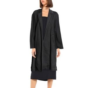 NEW NWT Artica - Arbox Denim Oversized Coat Open Jacket Logo